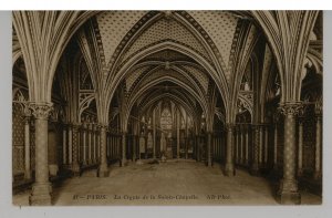 France - Paris. La Sainte-Chapelle Crypt