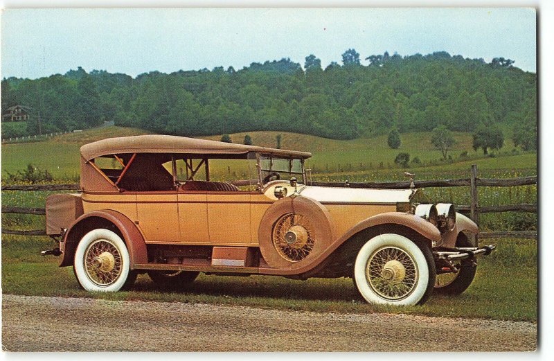 1921 Rolls-Royce Silver Ghost Tourer by Brunn - Vintage Postcard