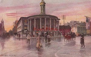 Postcard Stock Exchange Dock Square Philadelphia PA