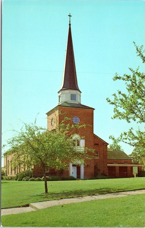 Postcard LA Shreveport - Centenary College Brown Memorial Chapel