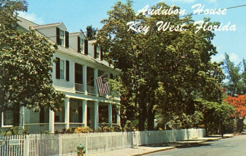 Postcard View of The Audubon House in Key West, FL.         N6