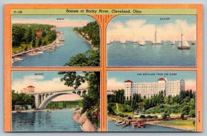 Vintage Ohio Postcard - Rocky River   Cleveland