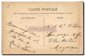 Postcard Old Fancy snowman Woman