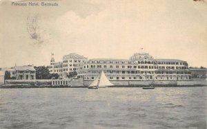 Hamilton Bermuda Princess Hotel View from Water Vintage Postcard AA67200