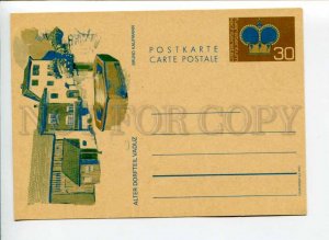 291812 Liechtenstein 1973 postal card Kaufmann Vaduz alter Dorfteil