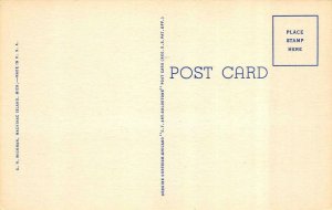 MACKINAW CITY, Michigan MI   MAIN STREET SCENE  Drug Store~40's Cars  Postcard