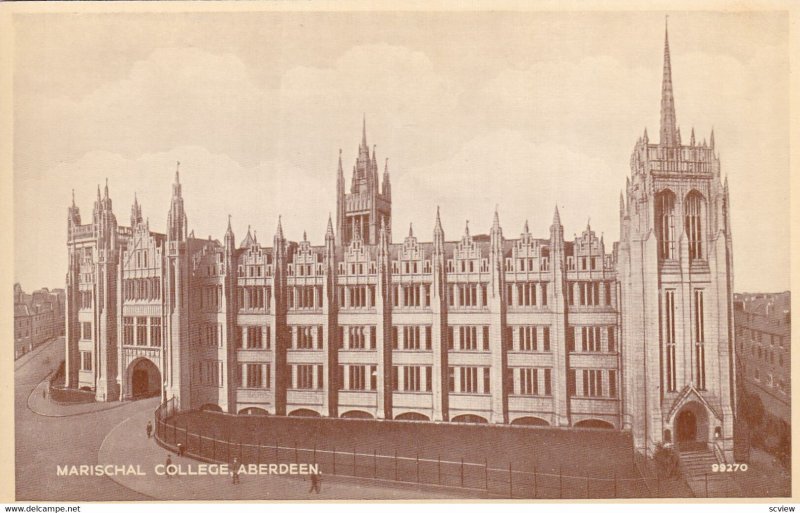 ABERDEEN, Aberdeenshire, Scotland, 1920-1930s; Marischal College