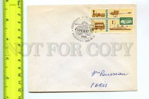 419351 HUNGARY 1966 year Esperanto congress COVER Transport stamp