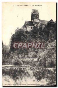 Old Postcard The Alps Mancelles St Ceneri Gerei the (Orne) View of the Church