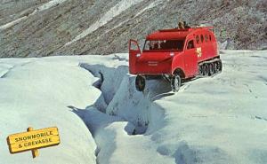 Canada- Alberta, Columbia Ice Field, Snowmobile