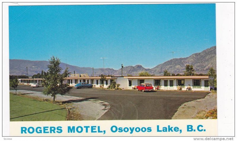 Exterior, Rogers Motel, Osoyoos Lake,  B.C.,  Canada, 40-60s