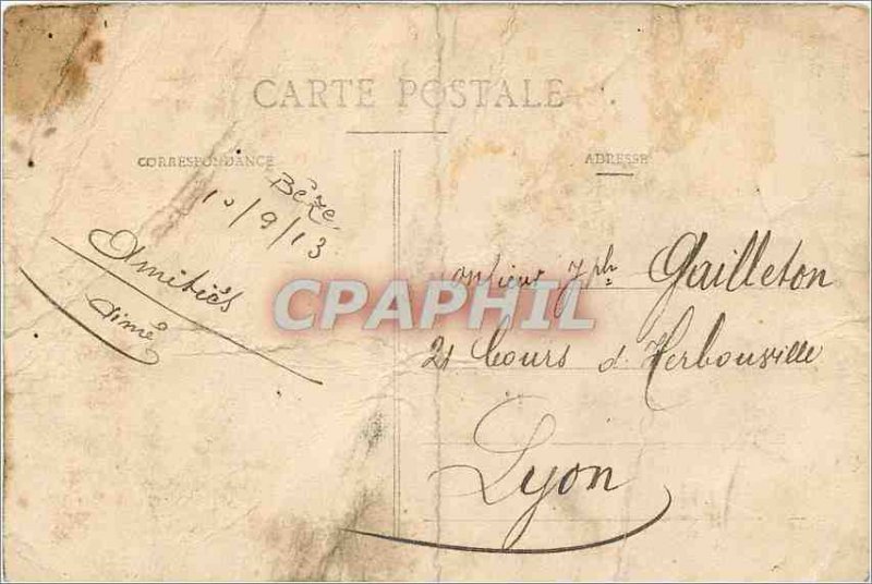 Postcard Old Beze The Source Lavandieres