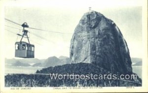 Cable Car, Sugar Loaf Mountain Rio De Janeiro Brazil Unused 