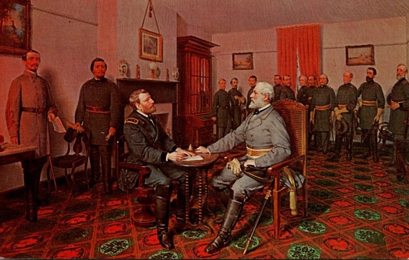 Surrender Of General Lee To General Grant 9 April 1865 1962