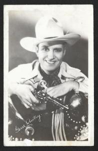 ARCADE CARD Cowboy Entertainer Gene Autry