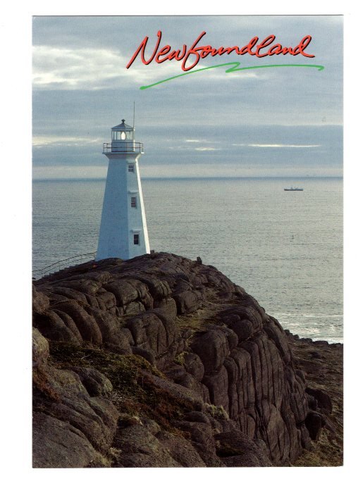 Cape Spear National Historic Site Newfoundland, Lighthouse, Large 5 X 7 Postcard