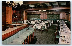 ANDOVER, NJ  ~ Interior PERONA FARMS Restaurant c1960s Sussex County Postcard