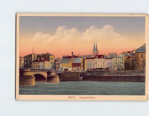 Postcard Georgsbrücke Metz France