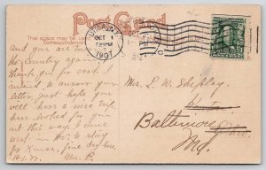 Old Chenango Canal Utica New York Erie Canal Connector Postcard E23