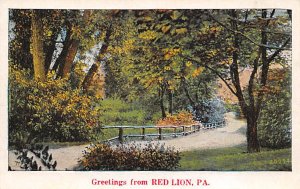 Greetings from Red Lion Red Lion, Pennsylvania PA  