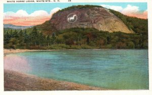 Vintage Postcard 1930's White Horse Ledge White Mountains New Hampshire NH