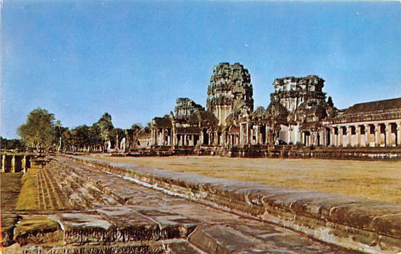 External Wall Angkor Wat Cambodia, Cambodge Unused 