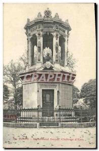 Old Postcard Chateau d & # 39eau Dijon Darcy Monument