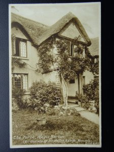 Devon EAST BUDLEIGH Hayes Barton The Porch WALTER RALEGH - Old Postcard