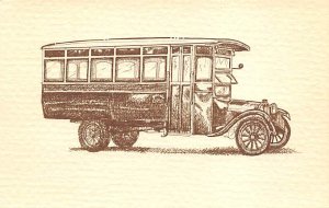 Circa 1919, jitney Bus Unused 