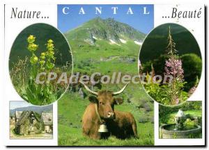 Postcard Modern Various aspects of Cantal Auvergne
