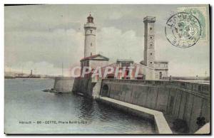 Old Postcard Lighthouse This Saint Louis