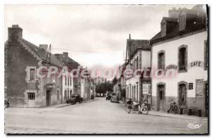 Postcard Old Riec sur Belon Finistere downtown street