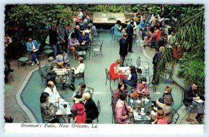 NEW ORLEANS, Louisiana LA ~ Restaurant BRENNAN'S PATIO 1973 ~ 4x6 Postcard