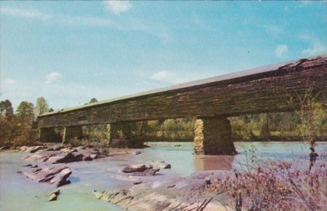 Covered Bridge At Horseshoe Bend Alexander City Alabama