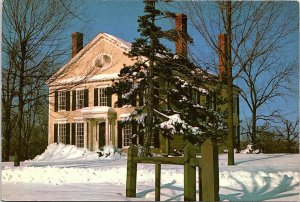 Postcard~Noah Webster House~Greenfield Village~New Haven, CT~4x6~O1 