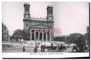 CPA Paris Eglise St Vincent de Paul