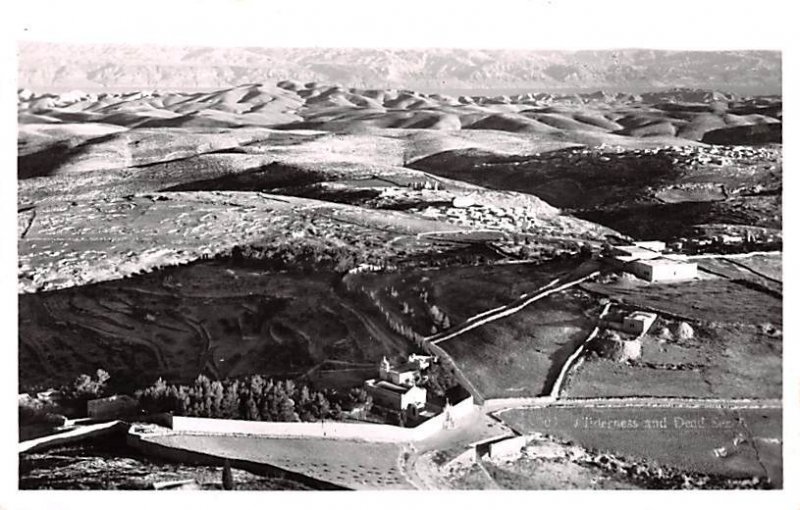 Judean Hills and Dead Sea From Mt of Olvies Jordan Unused 