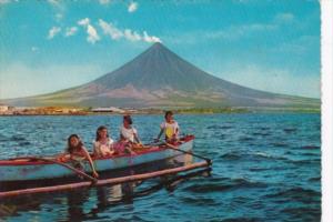 Philippines Boating Near The Mayon 1966