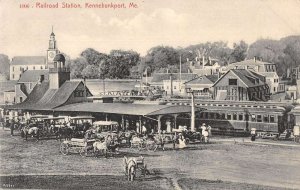 Kennebunkport Maine Railroad Station Vintage Postcard AA29968