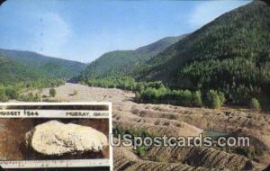 Huge Gravel Windrows - Wallace, Idaho ID