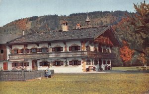 A222 Germany Tegernseer Bauernhaus vintage postcard
