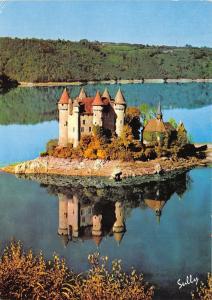 BR15640 Chateau de Val sur le lac du barrage de Bort   france