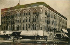 Illinois Moline Manufactures Hotel 1912 RPPC Photo Postcard 22-6561