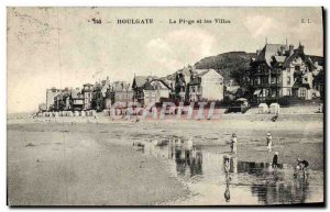 Old Postcard Houlgate The Beach Villas and Children