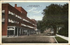 Clifton Springs NY Annex Bldg c1915 Postcard