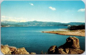 Colorado CO, Granby Reservoir in Middle Park, Granby & Grand Lake, Postcard