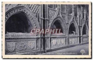 Postcard Old Batalha Portugal Tumulo back Infantes