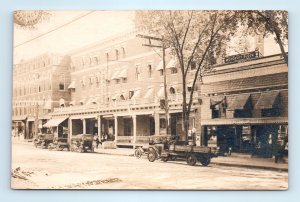 Rppc Port Henry NY Truck Gas Station Hotel New York Real Photo Postcard