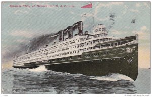 Steamer City Of Detroit III, D. & C. Line, PU-1912