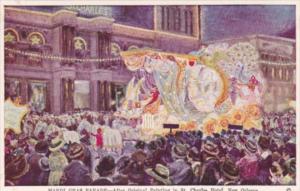 Lousiana New Orleans Mardi Gras Parade After Original Painting In St Charles ...